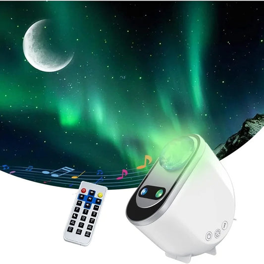 Aurora Borealis Starlight Projektoren, LED-Galaxie-Sternen-Atmosphären-Nachtlichter, Galaxy Night Light für Zuhause, Schlafzimmer, Himmel-Mond-Lampe, Raumdekoration, Geschenk
