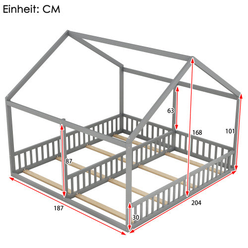 Kinderbett Pine Lie-flat Bett für Kinder