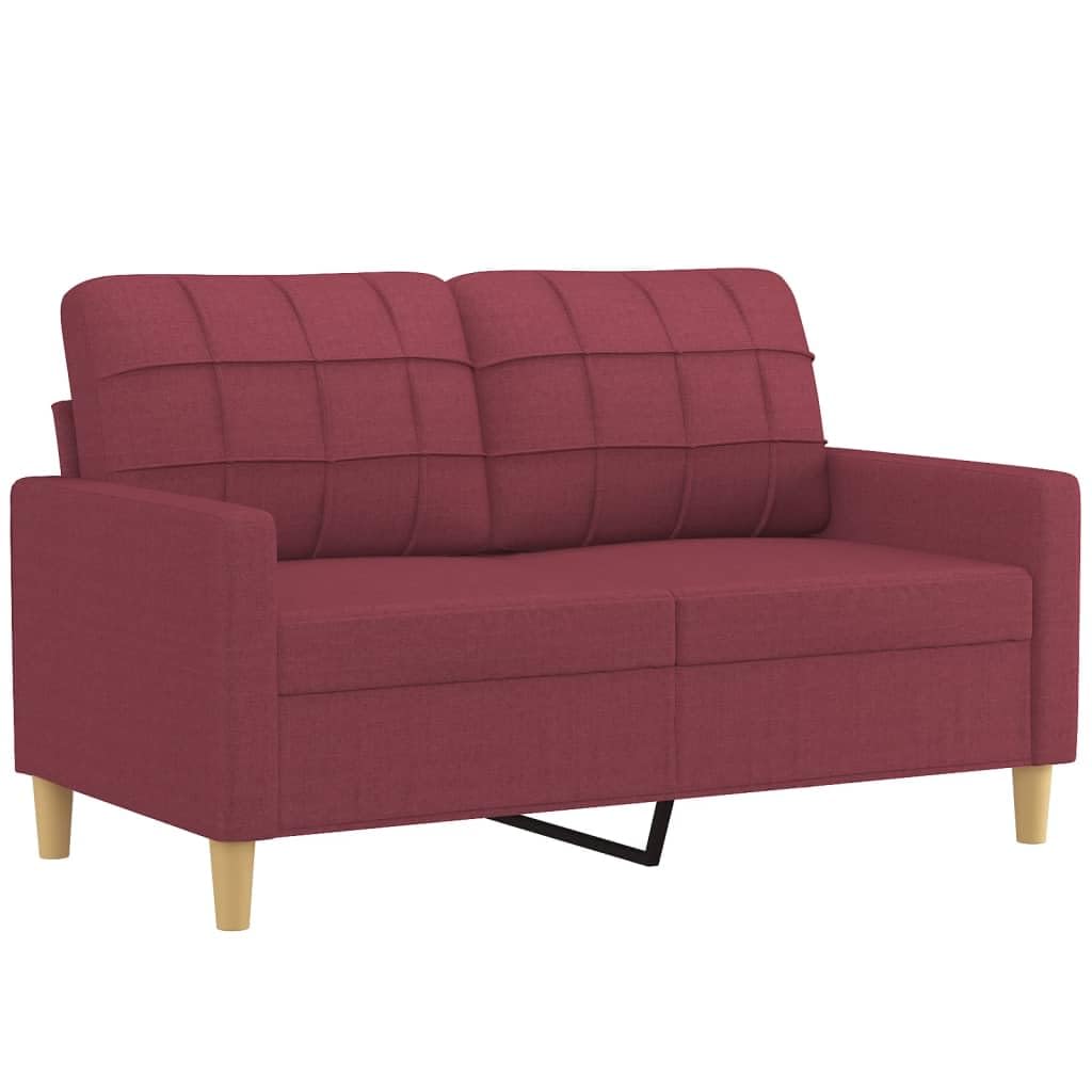 Sofa-Set 3-teilig mit Armchair, Couch mit Kissen, Wohnzimmer-Sofa mit Armlehnen, Sofaset, Designer-Sofa, Sitzmöbel, Polstermöbel, Hellgraues Stoffdesign