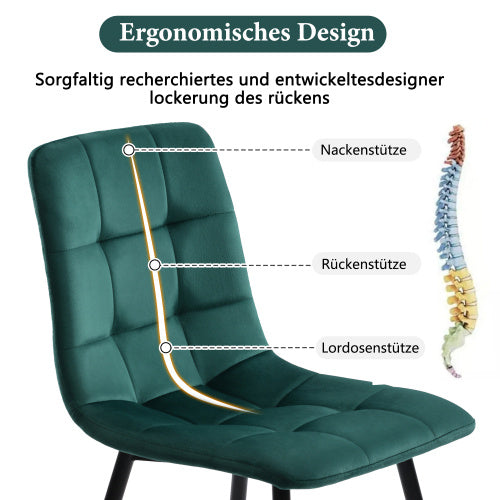 Fiberboard Esstisch Mit 4 Stuhlen