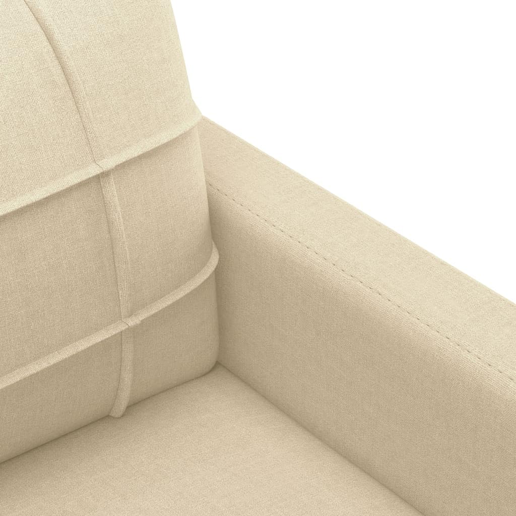 Sofa-Set 3-teilig mit Armchair, Couch mit Kissen, Wohnzimmer-Sofa mit Armlehnen, Sofaset, Designer-Sofa, Sitzmöbel, Polstermöbel, Hellgraues Stoffdesign