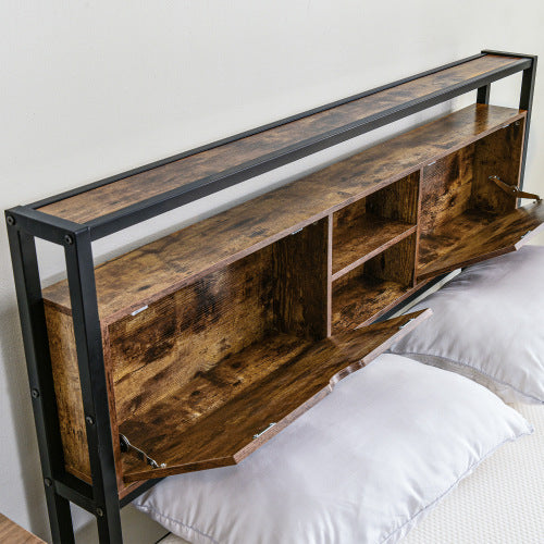 Doppelbett Aus Metall Und Holz