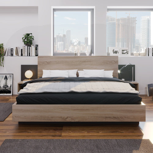 Doppelbett-Holzbett