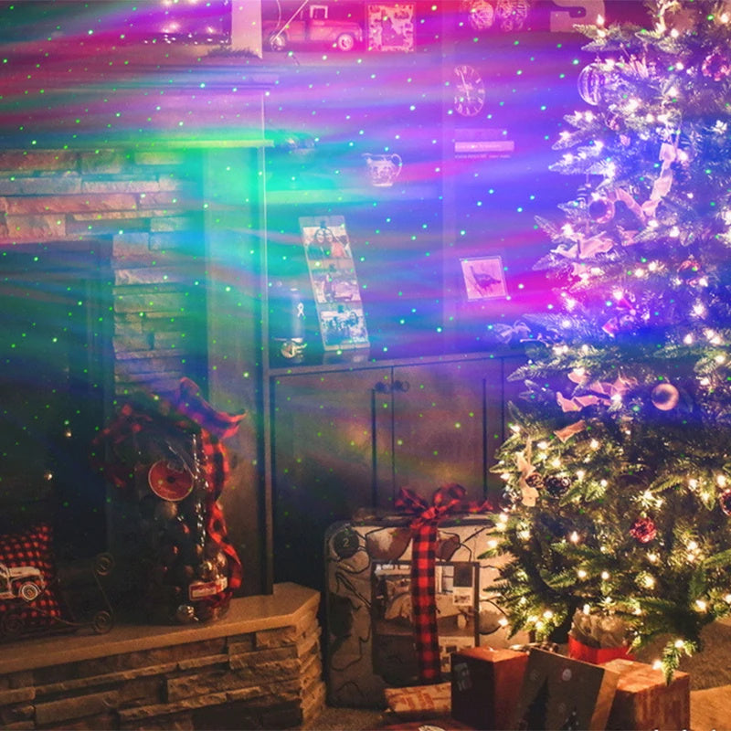 Aurora Borealis Starlight Projektoren, LED-Galaxie-Sternen-Atmosphären-Nachtlichter, Galaxy Night Light für Zuhause, Schlafzimmer, Himmel-Mond-Lampe, Raumdekoration, Geschenk