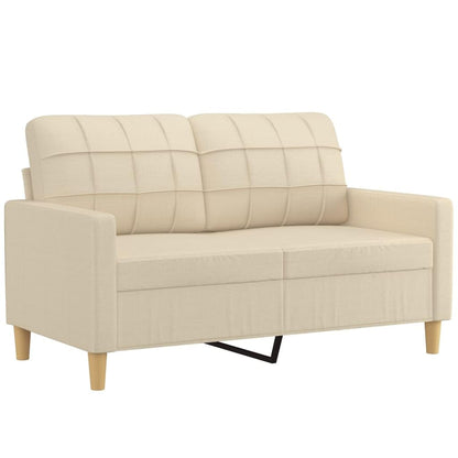 Sofa-Set 3-teilig mit Armchair, Couch mit Kissen, Wohnzimmer-Sofa mit Armlehnen, Sofaset, Designer-Sofa, Sitzmöbel, Polstermöbel, Hellgraues Stoffdesign