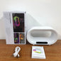 Multi-Funktions 3-in-1 LED-Nachtlicht mit APP-Steuerung, RGB-Atmosphärentischlampe, intelligenter Multifunktions-Wireless-Ladegerät, Wecker