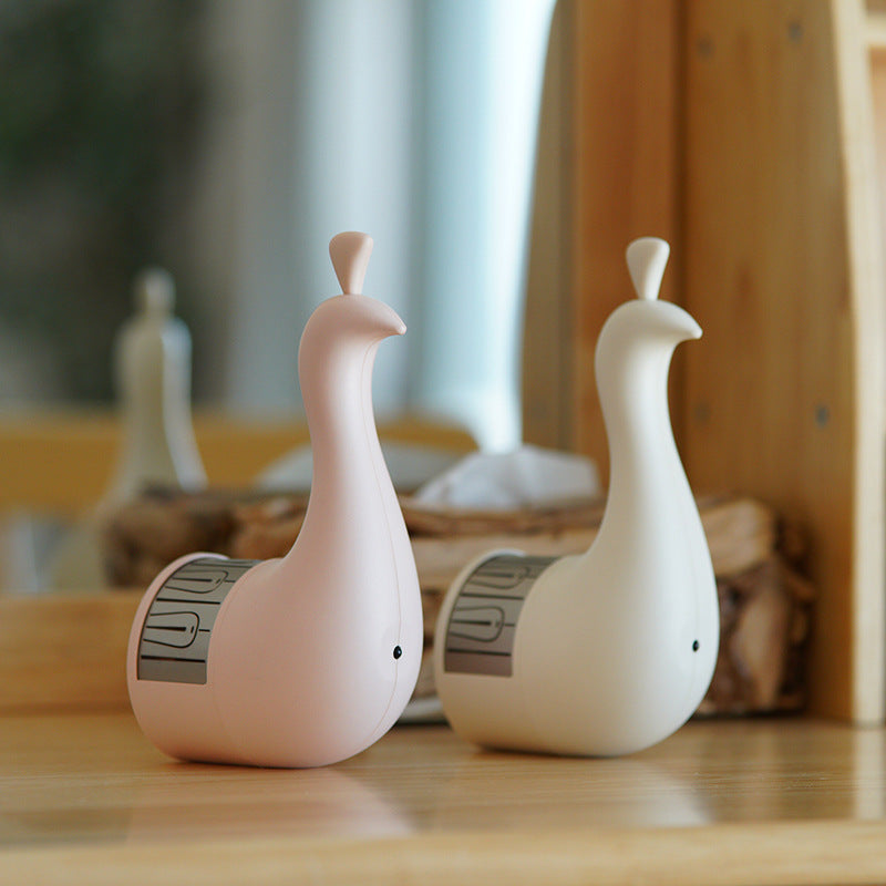 Pfauen Wandlampe, bunte Ambientebeleuchtung, modernes kreatives Ambiente, 3D-Körper Tierlicht, Leuchte für Schlafzimmer