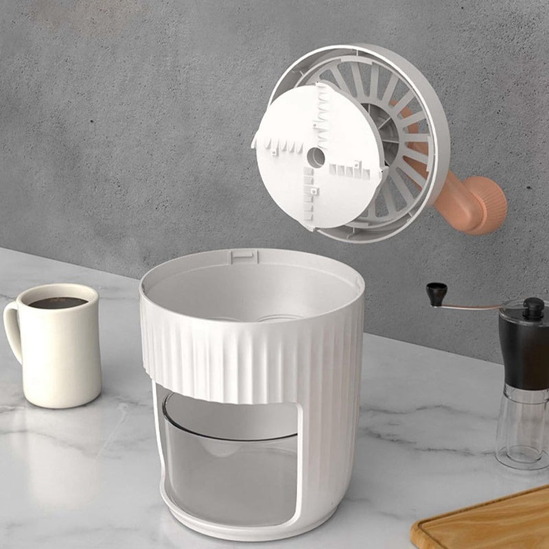 Handbetriebene Eisschaber-Maschine für den Haushalt, kleiner Eisschneider, Handkurbel-Smoothiemaschine, Hagel-Eismaschine, Küchengerät