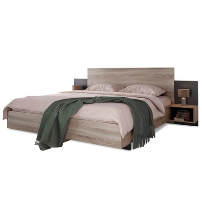 Doppelbett-Holzbett